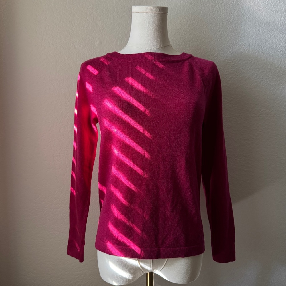 Banana Republic Fuchsia Merino Wool Top